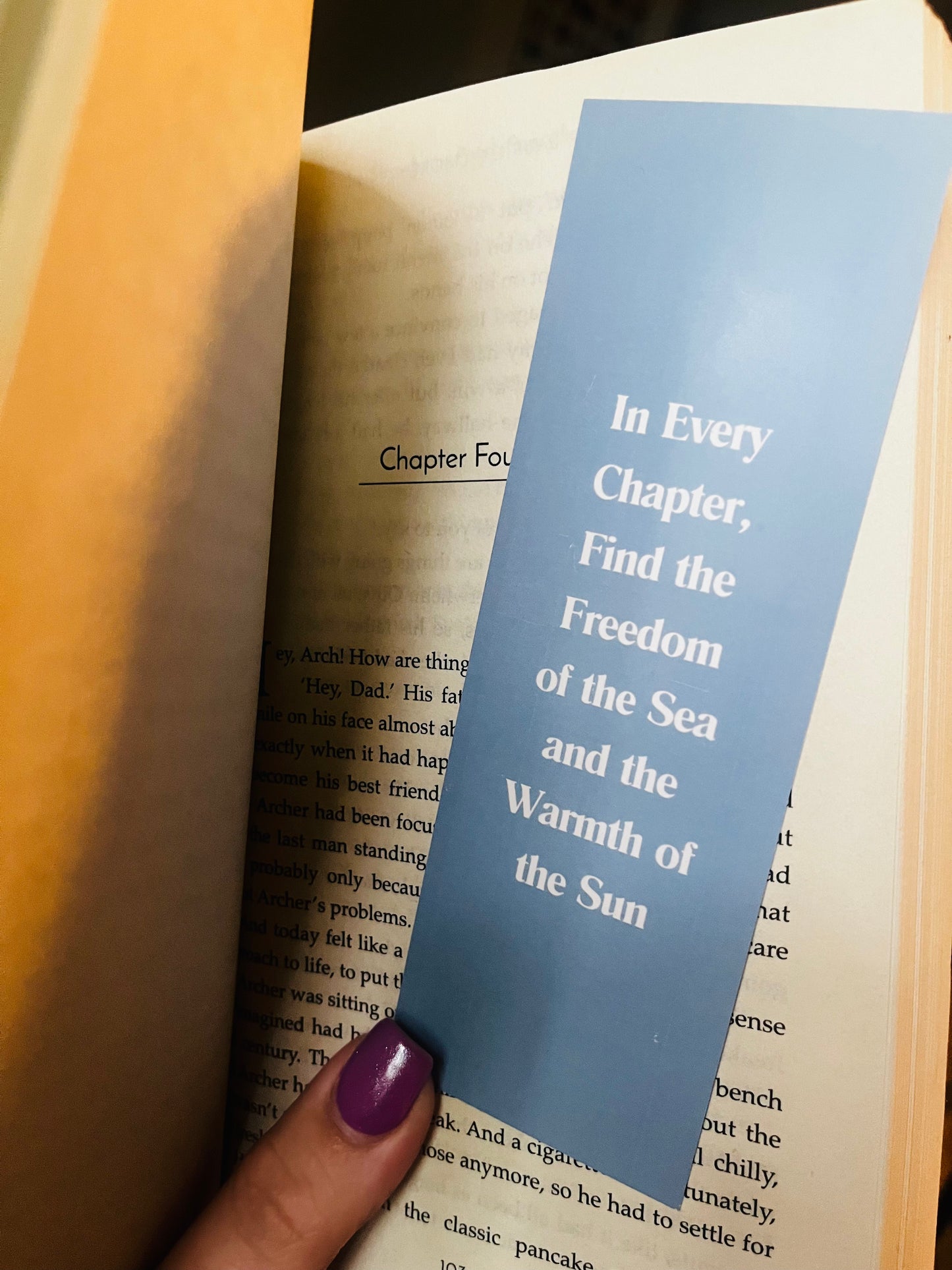 Dolphins & Sunflowers Bookmark