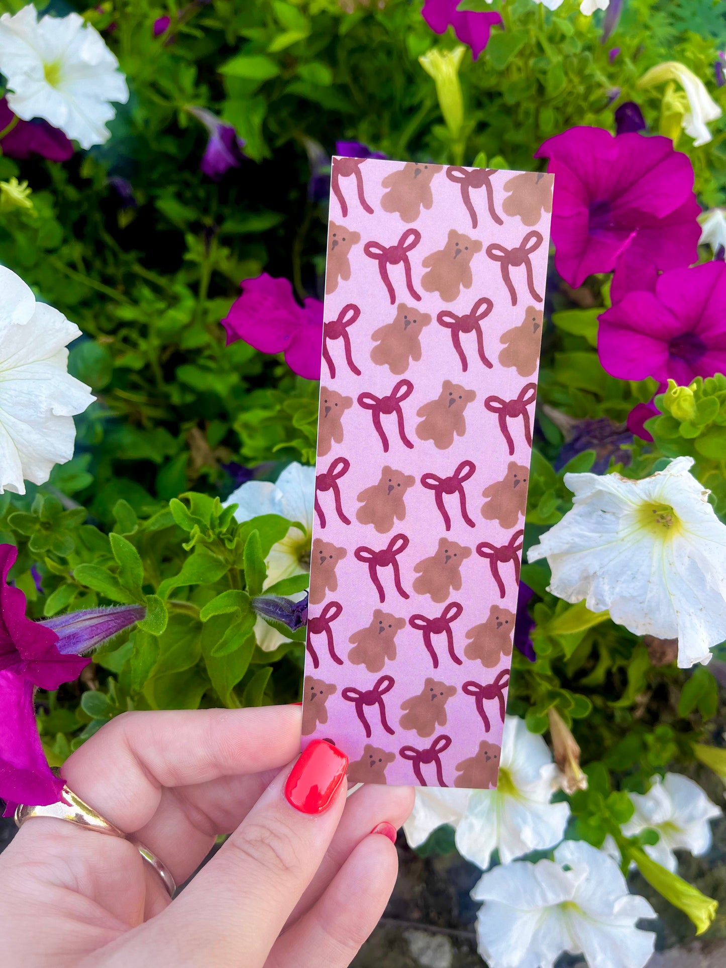 Bears and Bows Bookmark