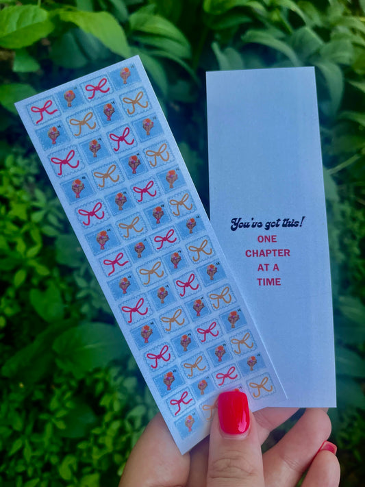 Bows and Bouquets Bookmark