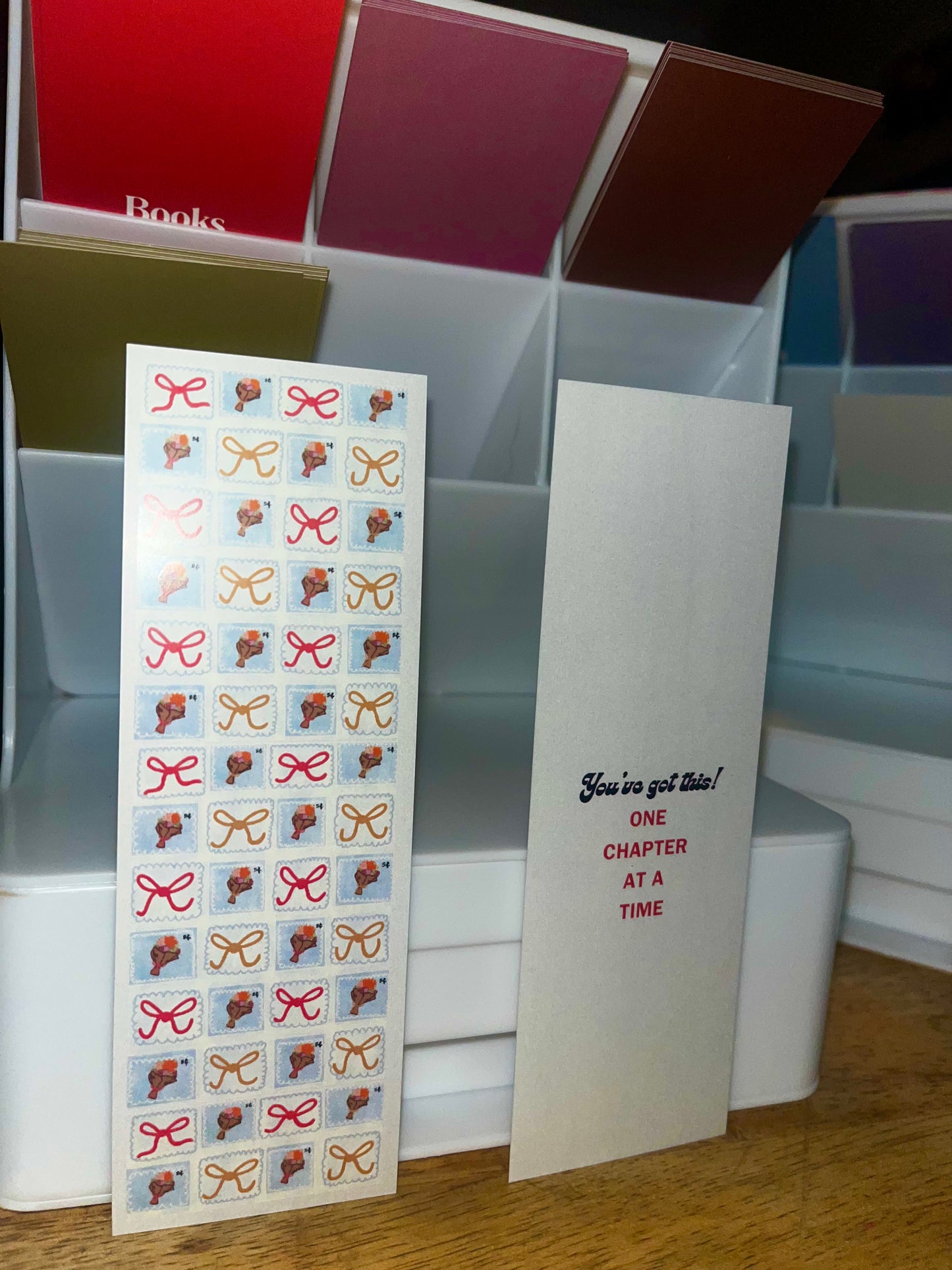 Bows and Bouquets Bookmark