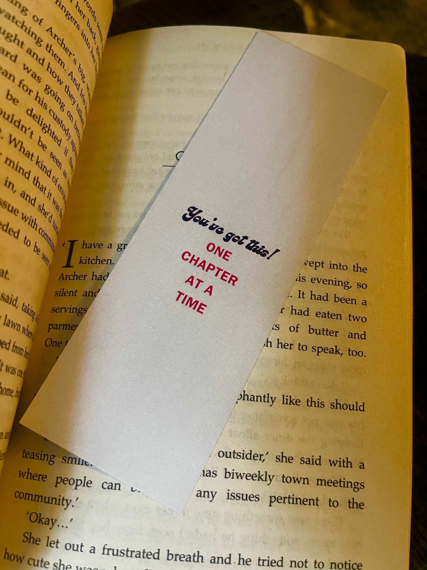 Bows and Bouquets Bookmark