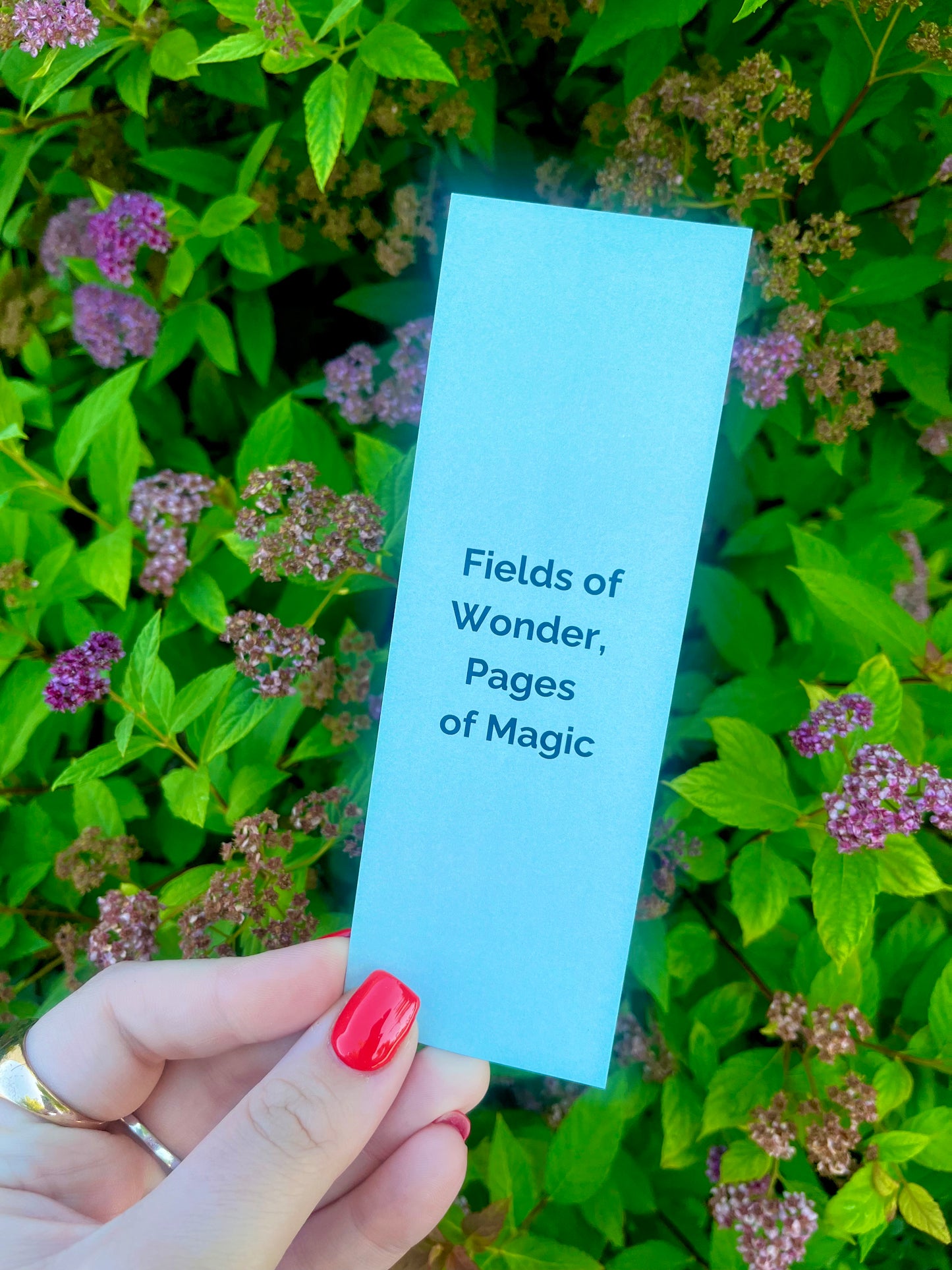 The Blooming Patch Bookmark